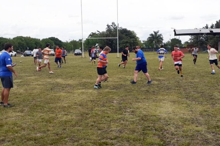 Jugadores caserienses y uruguayenses