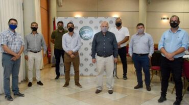 Miguel Lifschitz dialogó con las autoridades del Centro Comercial e Industrial de Rafaela y la Región. Gentileza
