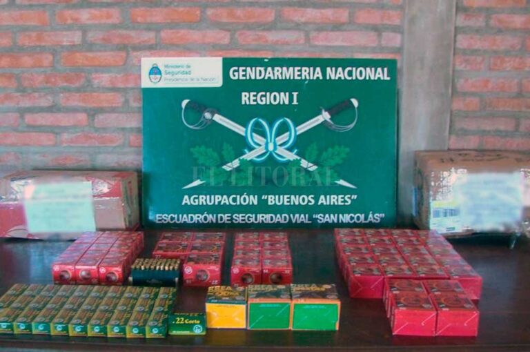 Los elementos hallados provenían de Santa Fe y tenían como destino la Ciudad Autónoma de Buenos Aires. Gentileza Prensa Gendarmería Nacional