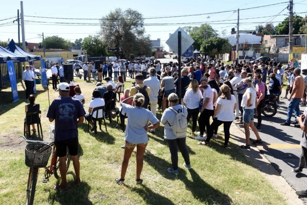 La obra beneficia a La Tablada y mejorará la conectividad general de esa zona de Rosario. Gentileza: prensa Municipalidad de Rosario.