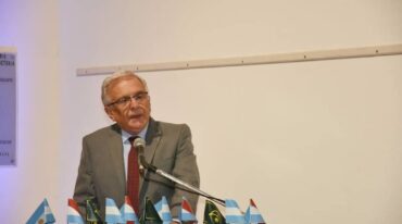 El intendente Domingo Maiocco brindó un discurso en el Concejo Deliberante.