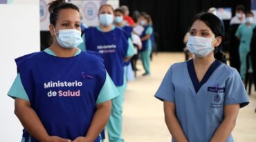 Trabajadoras esenciales en el Día Internacional de la Mujer Trabajadora. Gentileza: prensa Gobierno de Santa Fe.