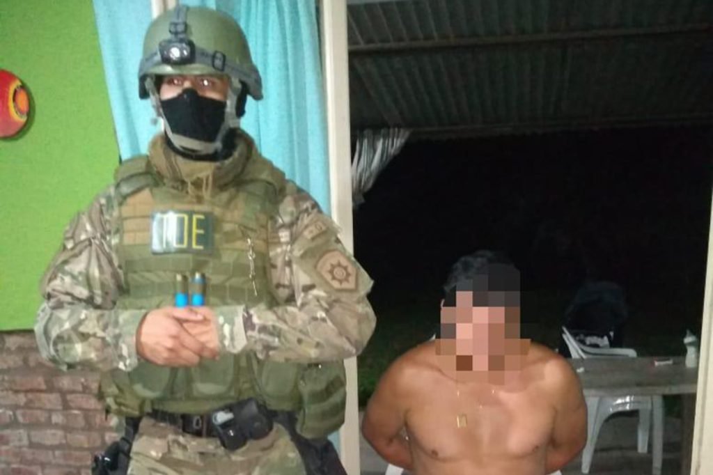 La persona detenida tiene 49 años. Gentileza.