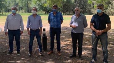 En la reunión en Funes
