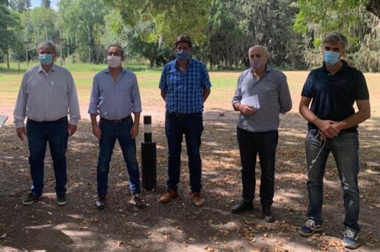 En la reunión en Funes