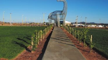 Rincón de los Sauces se encuentra en el norte de la provincia de Neuquén