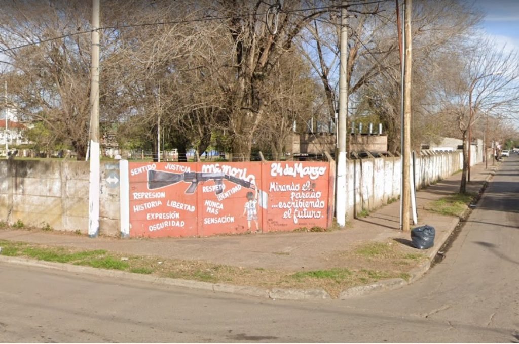 La esquina de Rivadavia y General López en Villa Gobernador Gálvez