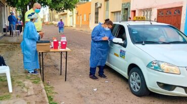 El operativo de vacunación de adultos mayores en Victoria fue muy dinámico