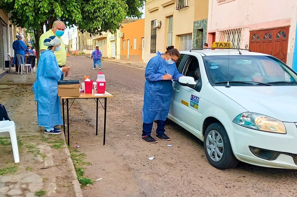 El operativo de vacunación de adultos mayores en Victoria fue muy dinámico