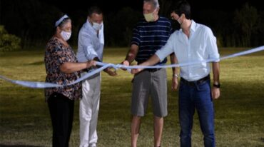 El intendente Sarubi manifestó estar orgulloso de poder inaugurar obras como ésta