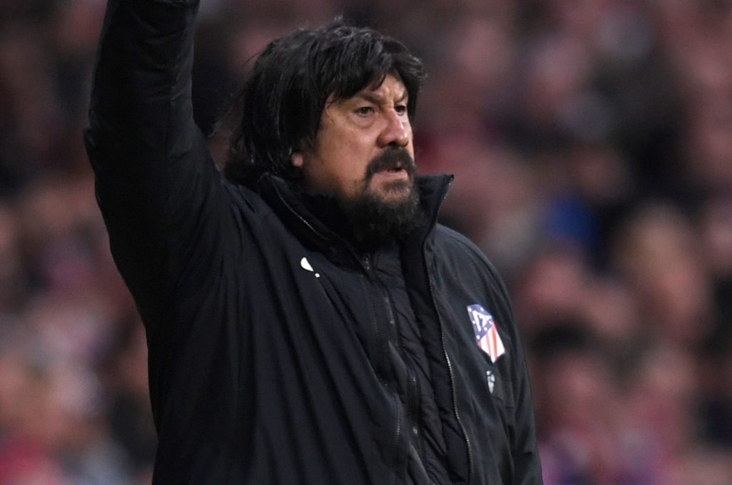 Burgos pasó muchos años como segundo de Simeone en el club colchonero. Archivo.