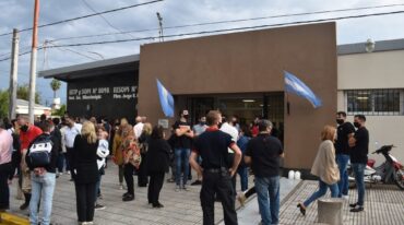 El edificio del establecimiento quedó operativo tras los arreglos. Mirador Provincial.