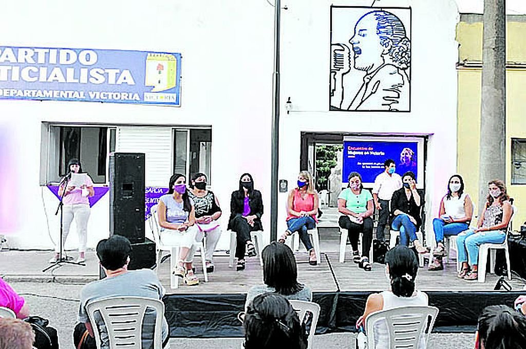 El acto en Victoria contó con la presencia de la vicegobernadora