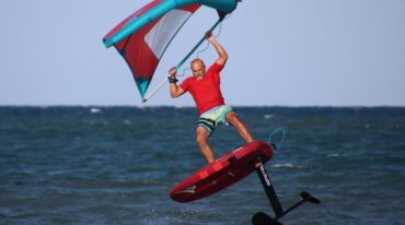 El Wing Foil pretende cautivar a los practicantes y sumar adeptos a gran escala en Entre Ríos. Gentileza