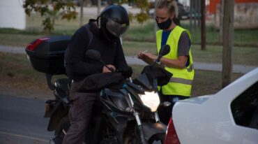 Durante varios meses se llevaron adelante controles en los ingresos a la ciudad. Gentileza Municipalidad de General Ramírez