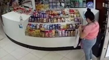Imagen captada por las cámaras de vigilancia. Gentileza