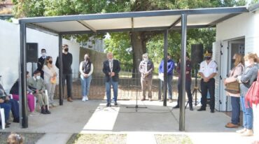 El intendente de Victoria inauguró la sala velatoria municipal.