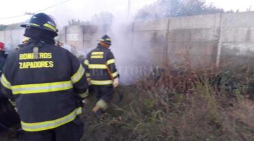 Parte de los trabajos realizados por los Bomberos Voluntarios de San Lorenzo El Litoral