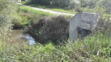 El lugar del hallazgo se encuentra a unos 300 metros al oeste de la ruta 11