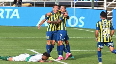 Ruben empató en un momento complicado y marcó el camino para la remontada de Rosario Central. Gentileza