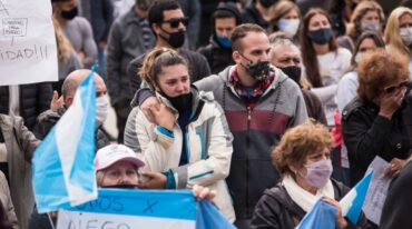 El sábado 10 más de 2.500 personas pidieron por la libertad del único acusado. Archivo/Marcelo Manera.
