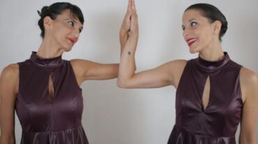 Las actrices Ayelén Cano y Luisa Pizzano. Gentileza.