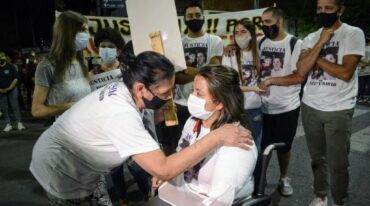 Cintia Díaz sobrevivió al accidente en el que murieron su esposo y su hijo. Archivo/Marcelo Manera.