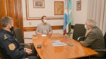 El intendente Piaggio recibió en su despacho al director del Hospital de Gualeguaychú