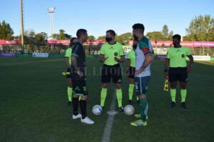 El domingo pasado hizo su debut oficial en un partido como árbitro profesional: Unión de Sunchales-Sportivo Belgrano de San Francisco (Federal A).  Gentileza