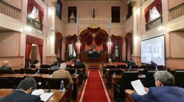La sesión del Senado se desarrolló en el recinto de la Cámara de Diputados de Entre Ríos
