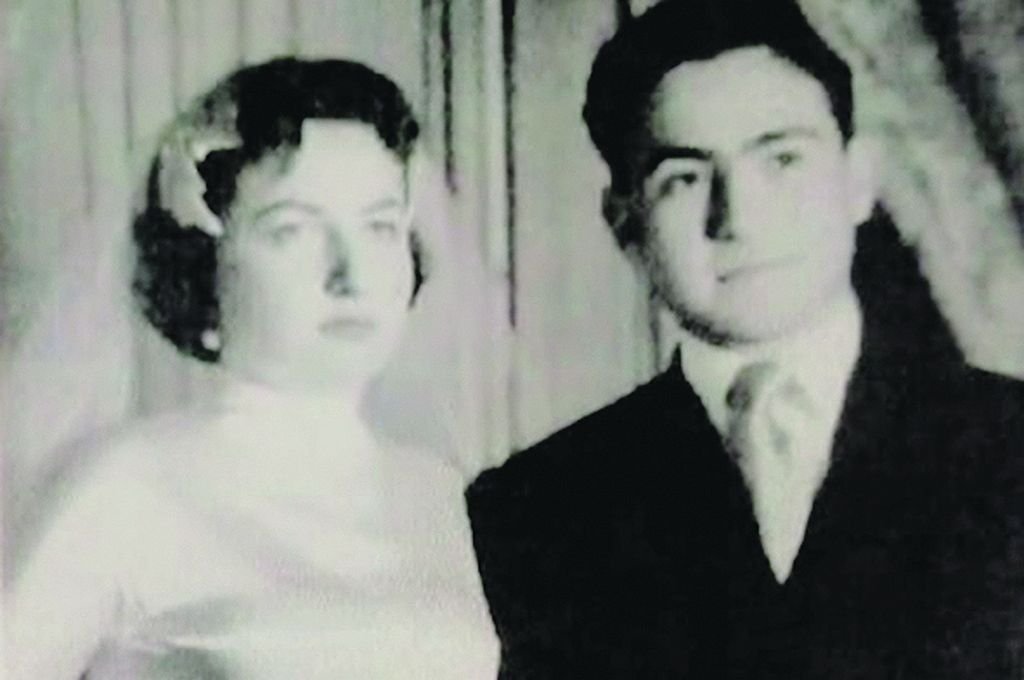 El matrimonio del dominguense Adolfo Sclarovsky y su esposa Eva Kortsarz