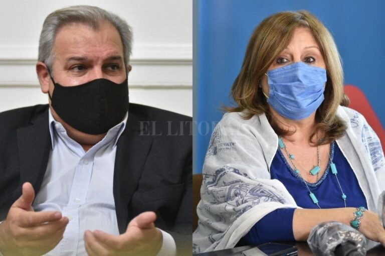 Pablo Farías y Adriana Cantero. Pablo Aguirre