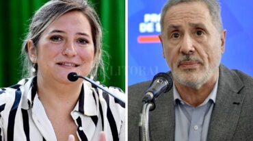 Lucila Lehmann y Marcelo Sain. Archivo El Litoral