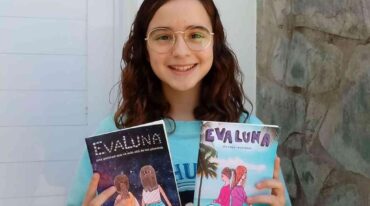 Desde muy pequeña disfrutó de la escritura. Sus producciones son muy divertidas y originales. Gentileza.
