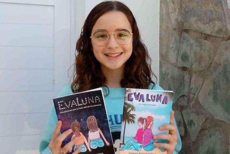 Desde muy pequeña disfrutó de la escritura. Sus producciones son muy divertidas y originales. Gentileza.