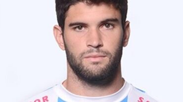 Nicolás Orsini con la camiseta de Atlético de Rafaela