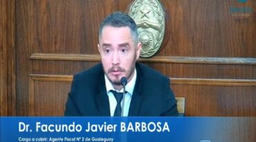 El fiscal Barbosa habló ante senadores.