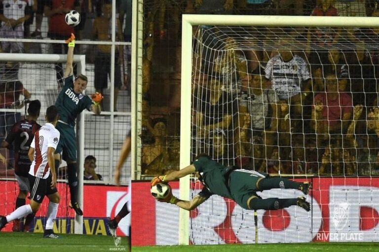 Franco Armani tapó goles en Paraná para que River le gane a Patronato. Gentileza