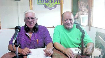 Joselino Aquino López (derecha) y Eduardo Schol (al lado)