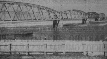 Así lucía el puente ferroviario sobre la Laguna Setúbal en 1938 Hemeroteca Digital de Santa Fe / Diario El Orden