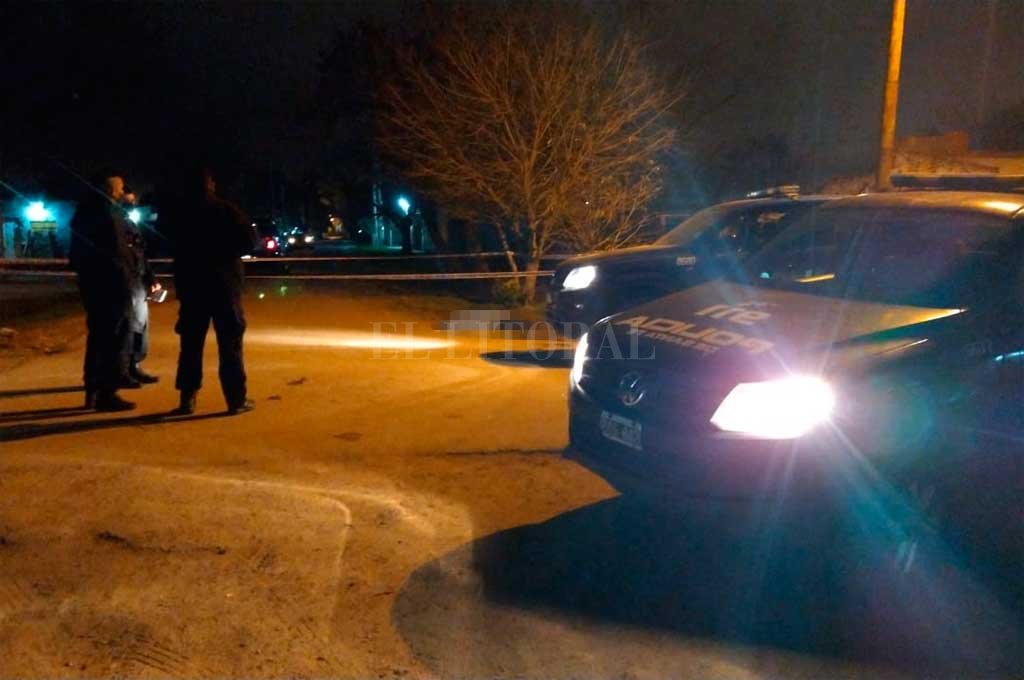 La policía trabajaba en el lugar.  El Litoral