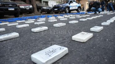 Los 339 "panes" con cocaína estaban dentro de una camioneta de alta gama. Marcelo Manera