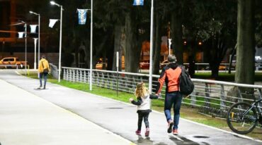 La modernización en el alumbrado público brinda comodidad y seguridad a los vecinos. Aquí