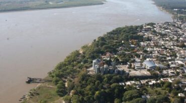 Puerto cerealero en La Paz