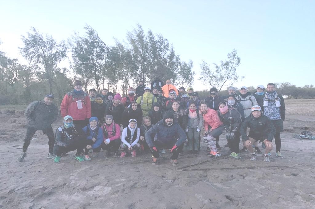 Corredores de trail running de La Paz