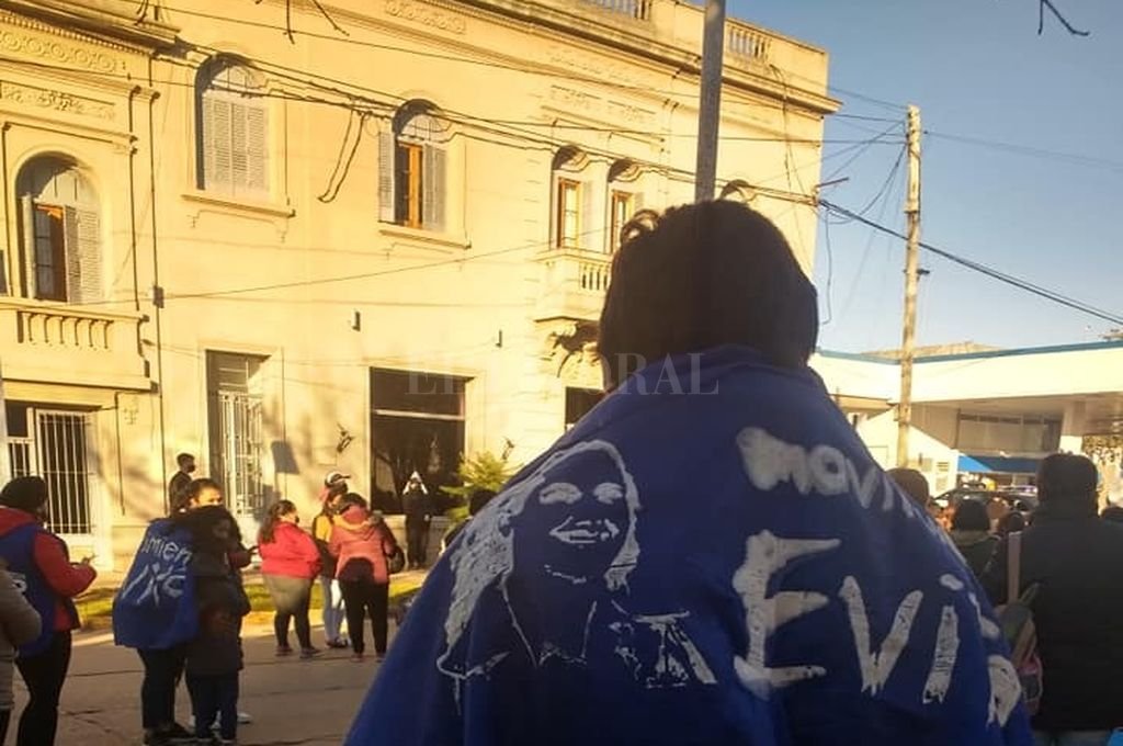 El Movimiento Evita realizó una manifestación frente al MPA en rechazo a las imputaciones. Agencia Reconquista