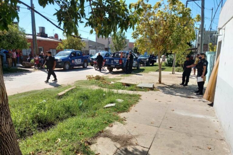 La zona del asesinato en Barra al 3.300. Twitter.