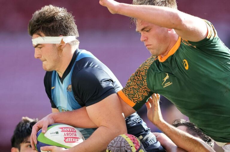 Pedro Rubiolo fue titular para Argentina en todos los partidos del certamen. Gentileza: UAR/Gaspa Fotos.