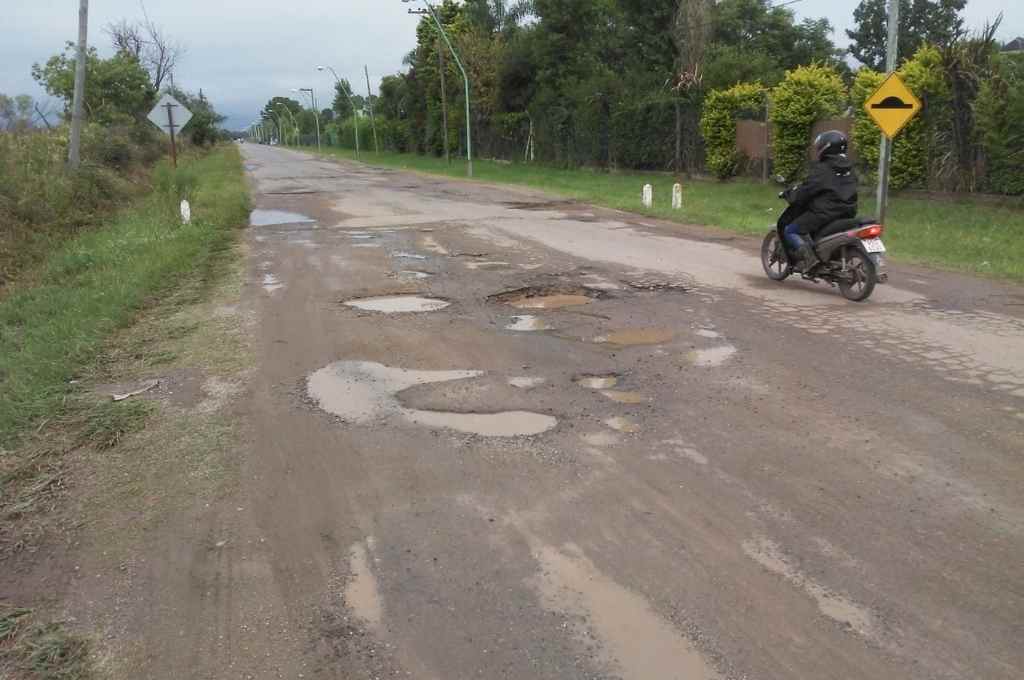 Los vecinos del DUE de Santo Tomé remarcaron el mal estado de las calles del sector y la falta de mantenimiento.   Gentileza