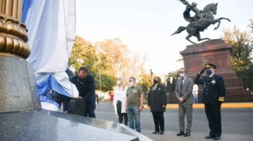 Acto por el Día de la Independencia en Rosario. Gentileza